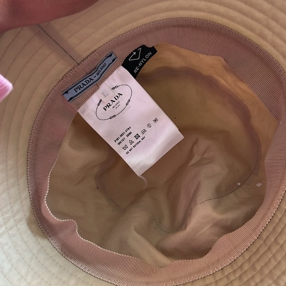 Prada Re-Nylon Bucket Hat Beige - Picture 3 of 4